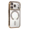 İphone 17 Pro Max Joke Simli Magneticsafe Kılıf - Gold
