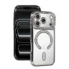 İphone 17 Pro Max Joke Simli Magneticsafe Kılıf - Gümüş