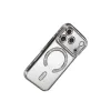 İphone 17 Pro Max Joke Simli Magneticsafe Kılıf - Gümüş