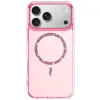 İphone 17 Pro Max Live Diamond Magsafe Kapak - Pembe