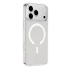 İphone 18 Pro Max Combo Simli Magsafe Kapak - Şeffaf