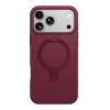 iPhone 18 Pro Max Regal Magsafe Standlı Kapak - Bordo