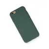 İphone 6 Kılıf Nano İçi Kadife Silikon - Koyu Yeşil