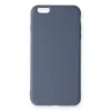 İphone 6 Plus Kılıf Nano İçi Kadife Silikon - Gri