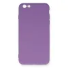 İphone 6 Plus Kılıf Nano İçi Kadife Silikon - Mor
