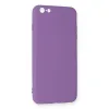 İphone 6 Plus Kılıf Nano İçi Kadife Silikon - Mor