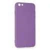 İphone 6 Plus Kılıf Nano İçi Kadife Silikon - Mor