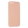 İphone 6 Plus Kılıf Nano İçi Kadife Silikon - Pudra