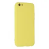 İphone 6 Plus Kılıf Nano İçi Kadife Silikon - Sarı