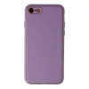 İphone 7 Kılıf Coco Deri Silikon Kapak - Lila
