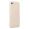 iPhone 7 Kılıf First Silikon - Krem