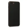 İphone 7 Plus Kılıf Coco Deri Silikon Kapak - Siyah