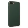 İphone 7 Plus Kılıf Coco Deri Silikon Kapak - Yeşil