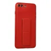 İphone 7 Plus Kılıf Coco Deri Standlı Kapak - Kırmızı