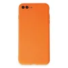 İphone 7 Plus Kılıf First Silikon - Parlak Turuncu
