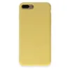 İphone 7 Plus Kılıf Nano İçi Kadife Silikon - Sarı