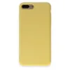 İphone 7 Plus Kılıf Nano İçi Kadife Silikon - Sarı