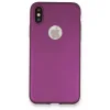 İphone X Kılıf First Silikon - Mürdüm