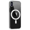 İphone X Kılıf Magneticsafe Şeffaf Silikon - Şeffaf