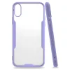 İphone X Kılıf Platin Silikon - Lila