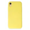 iPhone XR Kılıf First Silikon - Sarı