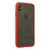 İphone Xs Max Kılıf Montreal Silikon Kapak - Kırmızı