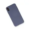 İphone Xs Max Kılıf Nano İçi Kadife Silikon - Gri