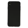 İphone Xs Max Kılıf Nano İçi Kadife Silikon - Siyah