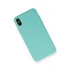 İphone Xs Max Kılıf Nano İçi Kadife Silikon - Turkuaz