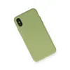 İphone Xs Max Kılıf Nano İçi Kadife Silikon - Yeşil