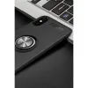 İphone Xs Max Kılıf Range Yüzüklü Silikon - Siyah