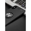 İphone Xs Max Kılıf Range Yüzüklü Silikon - Siyah
