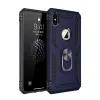 İphone Xs Max Kılıf Sofya Yüzüklü Silikon Kapak - Lacivert
