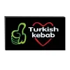 Işıklı Tak Çalıştır Hazır Tabela Turkish Kebap