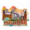İstanbul Temalı Ahşap Buzdolapı Süsü Magnet Alk5938