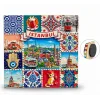 İstanbul Temalı Polyester Magnet Alk5867