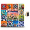 İstanbul Temalı Polyester Magnet Alk5869