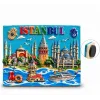 İstanbul Temalı Polyester Magnet Alk5874