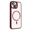 Joko Apple İphone 13 Remim Lensli Magsafe Standlı Kapak - Bordo