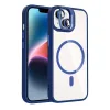 Joko Apple İphone 13 Remim Lensli Magsafe Standlı Kapak - Lacivert