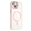 Joko Apple İphone 13 Remim Lensli Magsafe Standlı Kapak - Pembe