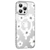 Joko Apple İphone 14 Pro Max Floral Magsafe Kapak - Beyaz