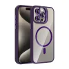 Joko Apple İphone 14 Pro Max Remim Lensli Magsafe Standlı Kapak - Derin Mor