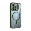 Joko Apple İphone 14 Pro Max Remim Lensli Magsafe Standlı Kapak - Koyu Yeşil