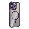 Joko Apple İphone 15 Pro Max Remim Lensli Magsafe Standlı Kapak - Derin Mor