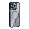 Joko Apple İphone 15 Pro Max Remim Lensli Magsafe Standlı Kapak - Lacivert