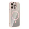 Joko Apple İphone 15 Pro Max Remim Lensli Magsafe Standlı Kapak - Pembe