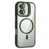 Joko Apple İphone 16 Remim Lensli Magsafe Standlı Kapak - Koyu Yeşil