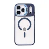 Joko  İphone 17 Pro Max Remim Lensli Magsafe Standlı Kapak - Lacivert