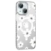 Joko  İphone 14 Floral Magsafe Kapak - Beyaz